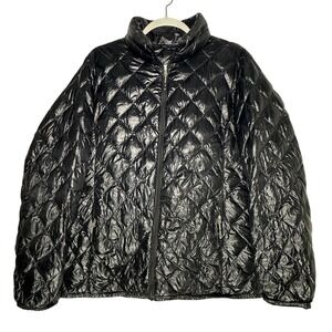 Black Diamond Quilted Down Puffer Jacket Packable Lightweight XL Full Zip
